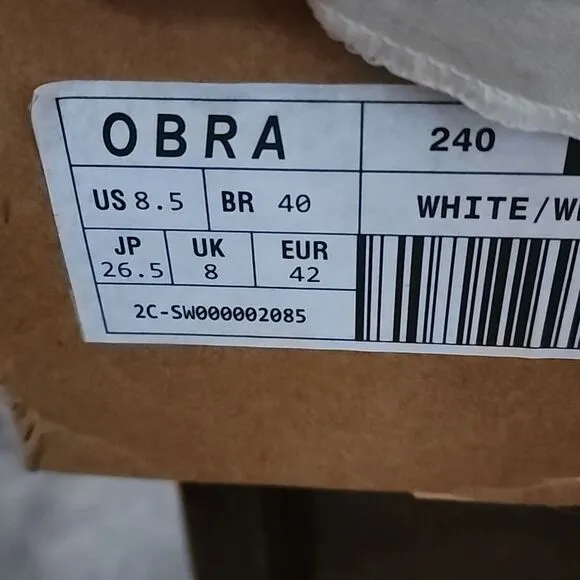 Obra 240 Slip on canvas wrap men's 8.5 NIB. Will fit women's 6