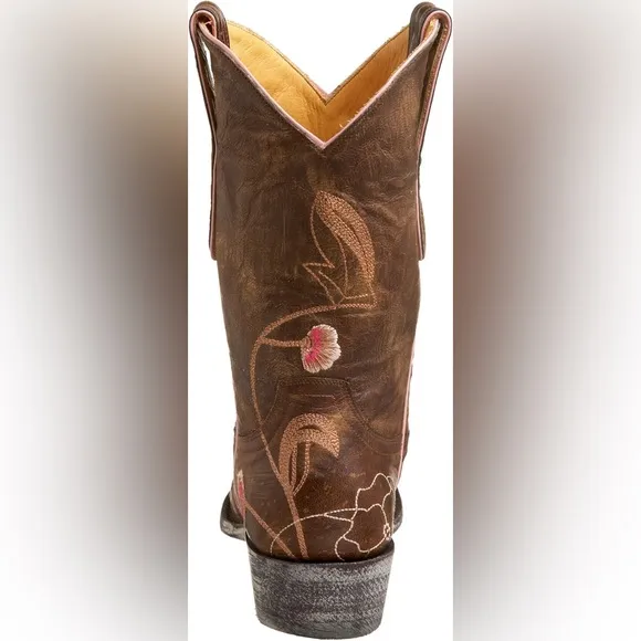 Old Gringo Marsha western boots. Stunning floral embroidery boho RTL $595 VGUC 7