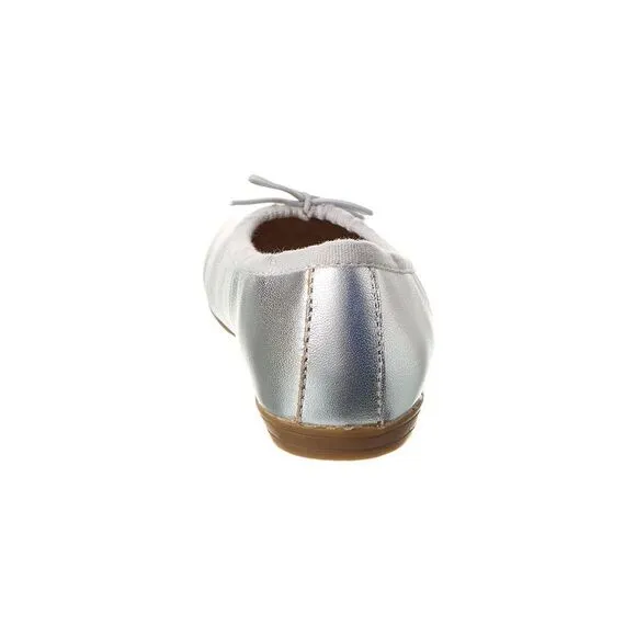 Old Soles Brule Leather Loafer, Silver