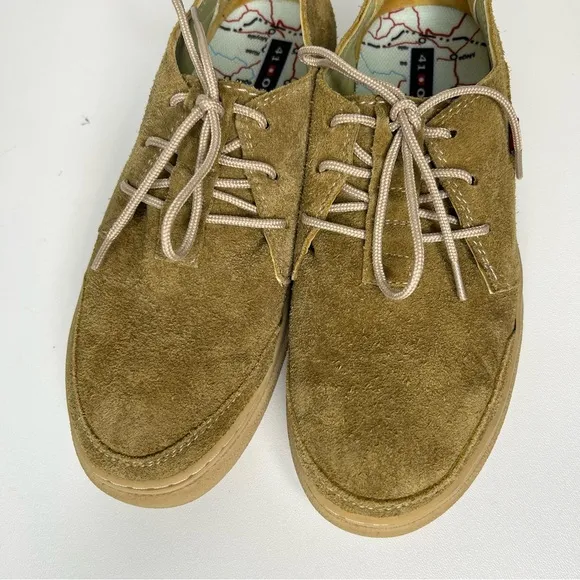 OLIBERTE Men’s Size EU 41 US 8 Anbesso Tan Leather Suede Oxfords Derby Shoes.