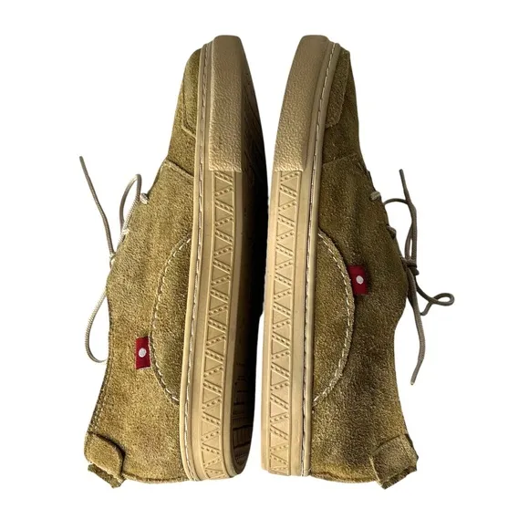 OLIBERTE Men’s Size EU 41 US 8 Anbesso Tan Leather Suede Oxfords Derby Shoes.