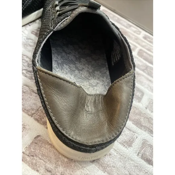 Olukai Alapa Li 10.5 Black Slip On Shoes No Tie Slip Resistant Drop In Heel