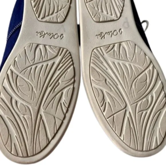 Olukai Heleuma Hand Stitched Canvas Flats/Slides - Bright Blue - 8