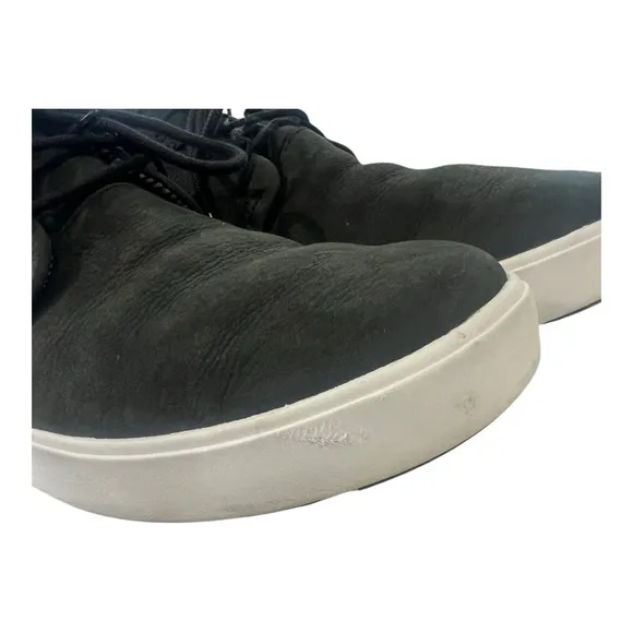 OluKai Nana Hele Genuine Shearling Lined Sneaker Men’s Size 8 Gray White