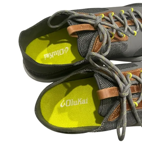 OLUKAI Nihoa Lī Men's Sneaker, Breathable Mesh &amp; Lightweight, Sz 10.5