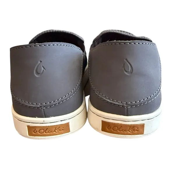 OluKai NWT PEHUEA Slip-on Sneaker - Pavement Women’s Size 7.5
