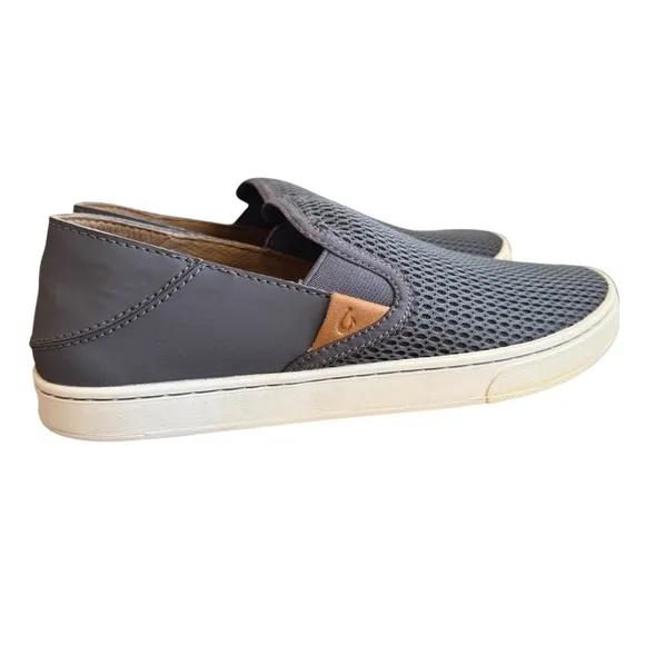 OluKai NWT PEHUEA Slip-on Sneaker - Pavement Women’s Size 7.5