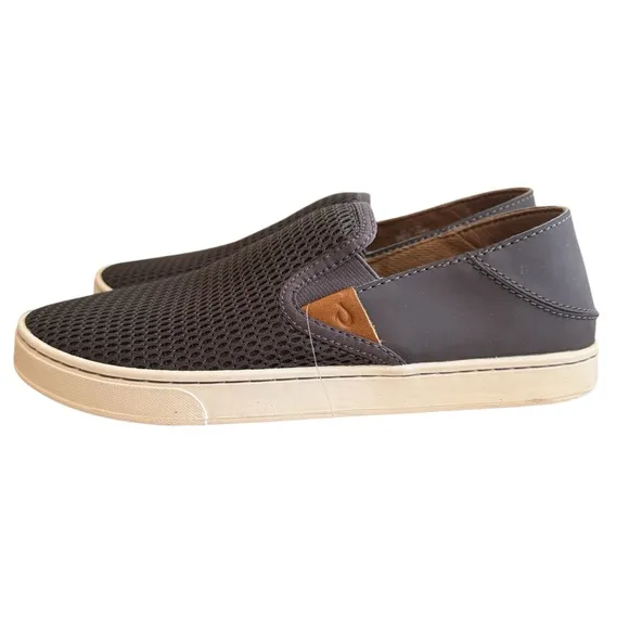OluKai NWT PEHUEA Slip-on Sneaker - Pavement Women’s Size 7.5
