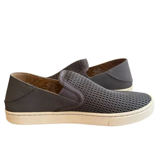 OluKai NWT PEHUEA Slip-on Sneaker - Pavement Women’s Size 7.5