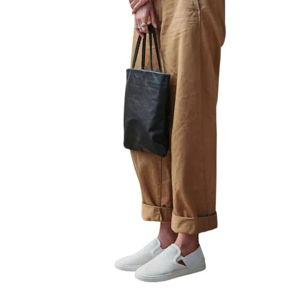 OluKai Pehuea Breathable Slip-On Shoes, Bright White, 9.5