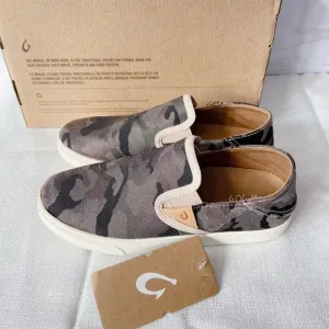 Olukai Pehuea Pa'i Womens Soft Pink/Ke Au Camo Slip-on Shoe Loafer US 6