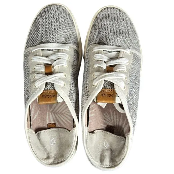 Olukai Sneakers Womens 8.5 Tapa Mesh Drop in Heel Lightweight Breathable Comfort