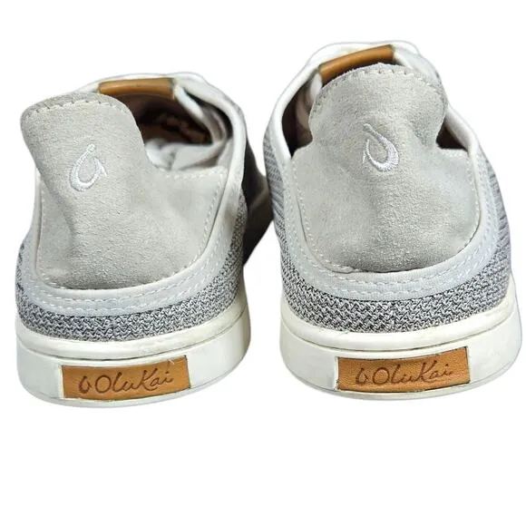 Olukai Sneakers Womens 8.5 Tapa Mesh Drop in Heel Lightweight Breathable Comfort