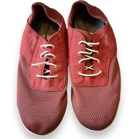 OLUKAI Women's Waialua Lace Slip On Sneaker Raw Clay