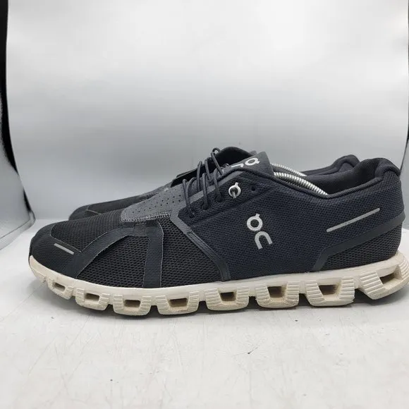 On Cloud 5 Mens 13 Black Running Shoes Casual Athletic Lightweight Outdoors