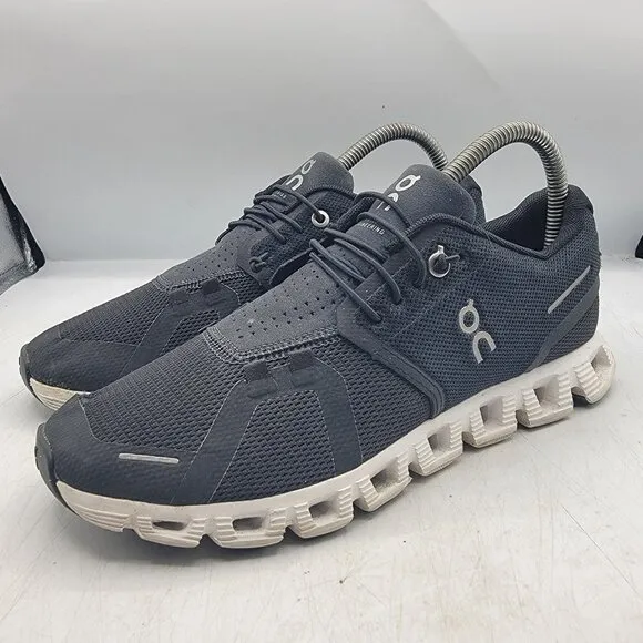 On Cloud 5 Womens 7.5 Black Running Shoes Athletic Causal Comfort Lightweight