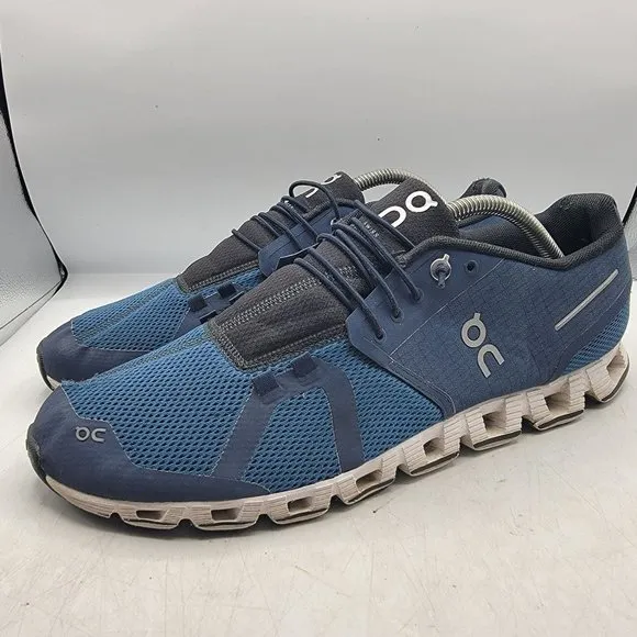 On Cloud Mens 11 Royal Blue Sneaker Shoes Running Walking Lightweight Casual