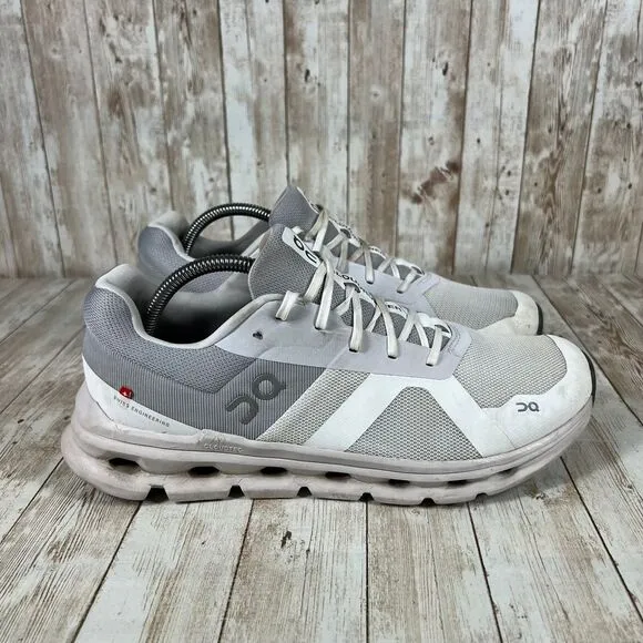 On Cloud‎ Running Shoes Athletic Sneakers Cloudtec Performance Gray White US 11