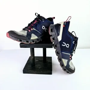 On Cloud X Shift Cloudtec Lightweight Women's Maroon &amp; Navy Sneakers, Sz 6.5