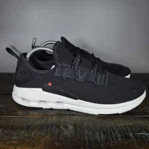 ON Cloudeasy Mens Size 9.5 Lightweight Comfy Running Shoes Sneakers Black White