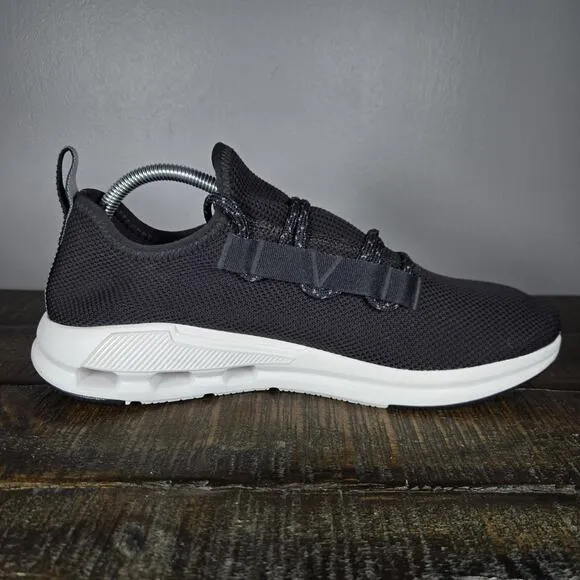 ON Cloudeasy Mens Size 9.5 Lightweight Comfy Running Shoes Sneakers Black White