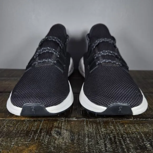 ON Cloudeasy Mens Size 9.5 Lightweight Comfy Running Shoes Sneakers Black White