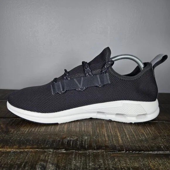 ON Cloudeasy Mens Size 9.5 Lightweight Comfy Running Shoes Sneakers Black White