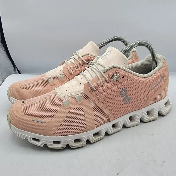 On Running Cloud 5 Womens Size 9.5 Rose Shell Running Shoes Lightweight Athletic