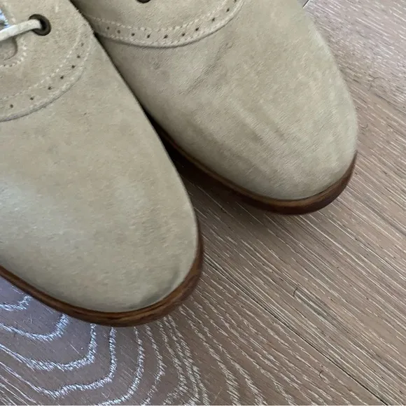 Opening Ceremony cream suede leather derby oxfords men euro 42 style #8509