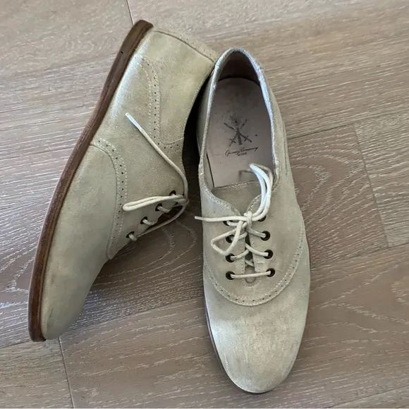 Opening Ceremony cream suede leather derby oxfords men euro 42 style #8509