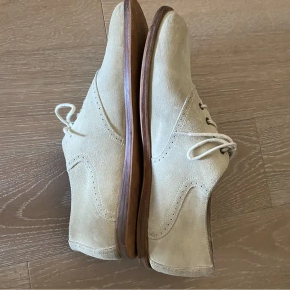 Opening Ceremony cream suede leather derby oxfords men euro 42 style #8509
