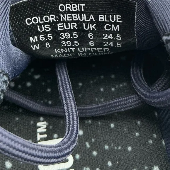 ORBIT - NEBULA BLUE Snibbs Navy Blue Sneakers size 8