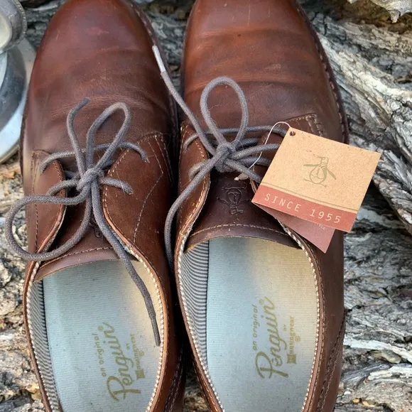 Original Penguin Wayland Leather Oxfords .
