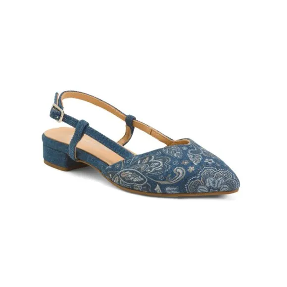 OROSCURO Jeans Made In Italy Low Heels