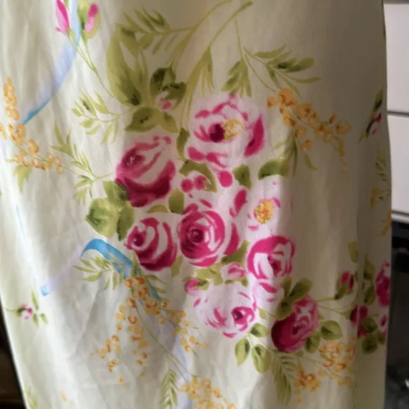 Oscar De La Renta robe and slip dress gown set