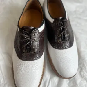 Other-stories Men's White and Brown Oxfords