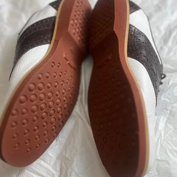 Other-stories Men's White and Brown Oxfords