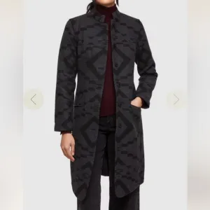 Overland Willow Southwest Wool-Blend Coat brand new