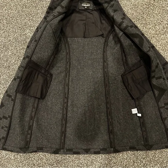 Overland Willow Southwest Wool-Blend Coat brand new