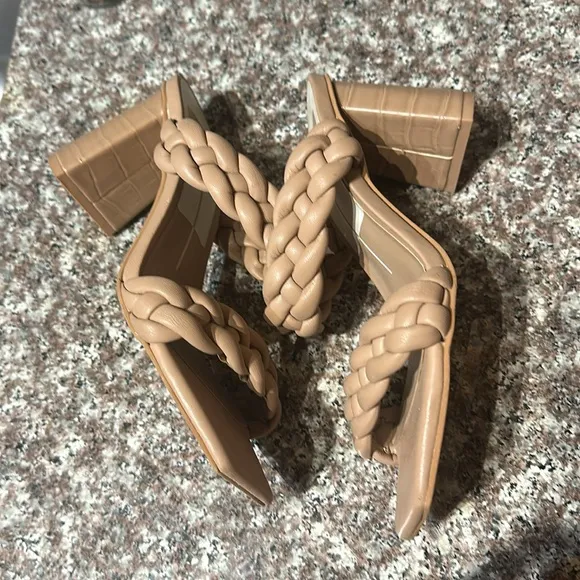 Paily Braided Heels Stella in Color Cream