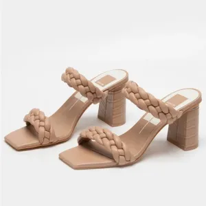 Paily Braided Heels Stella in Color Cream