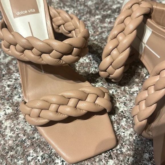 Paily Braided Heels Stella in Color Cream