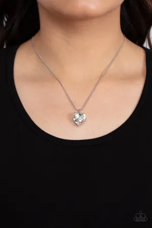 Paparazzi Smitten with Style - White Necklace