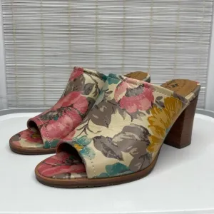 Patricia Nash Ottavia Floral Open Toe Heels