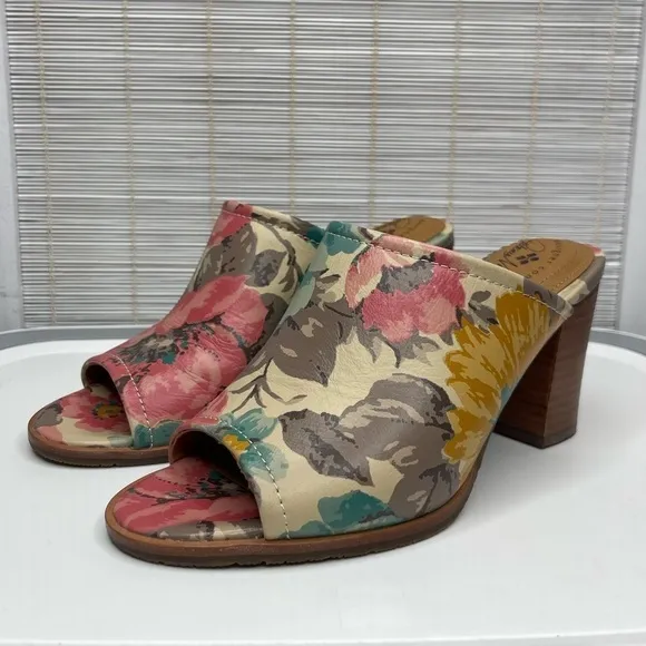 Patricia Nash Ottavia Floral Open Toe Heels