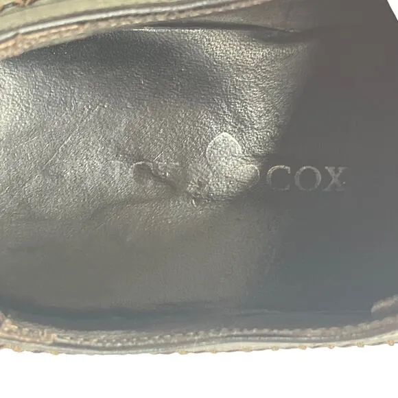 Patrick Cox Designer Lace-up Shoes Women's Size 41 EU 10 US Leather Oxfords Y2K
