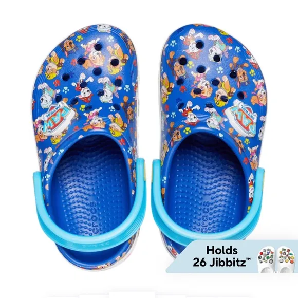 Paw Patrol toddler Blue Clogs crocs 6c