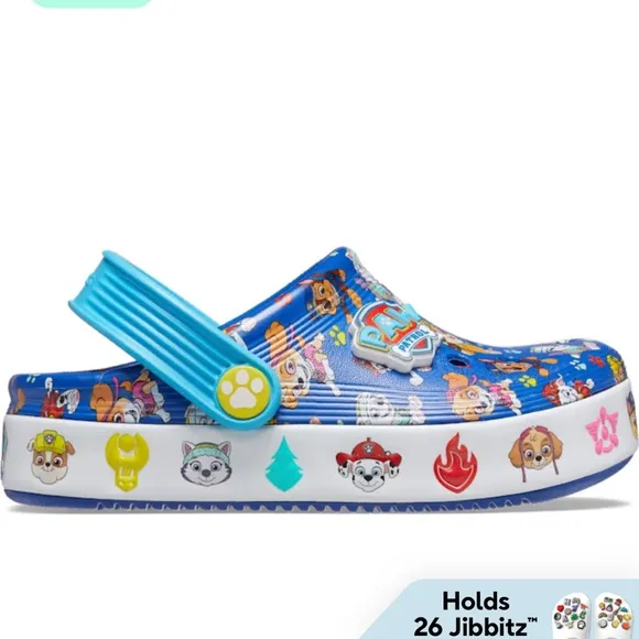 Paw Patrol toddler Blue Clogs crocs 6c