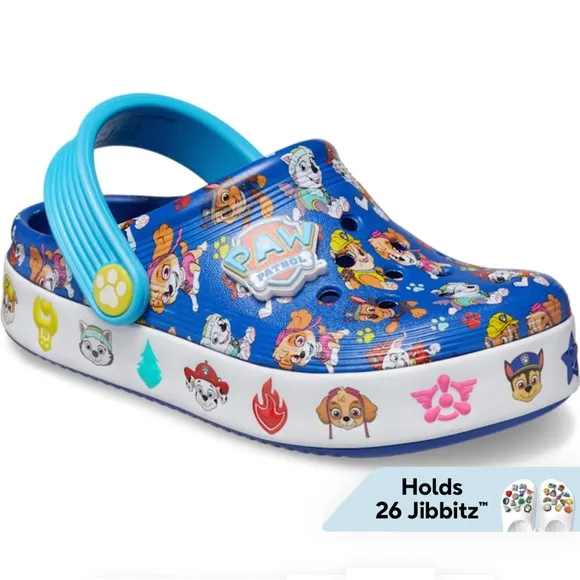 Paw Patrol toddler Blue Clogs crocs 6c