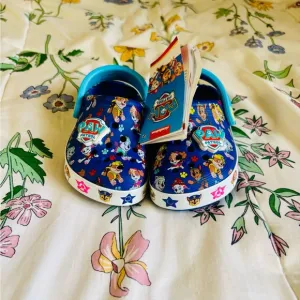 Paw Patrol toddler Blue Clogs crocs 6c